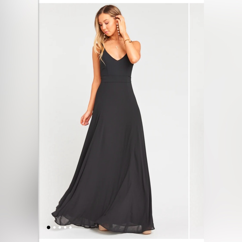 Brand new w tags, never worn show me your mumu black bridesmaid dress